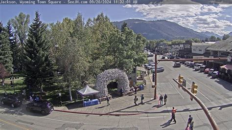 jackson hole town square webcam|Town Square 